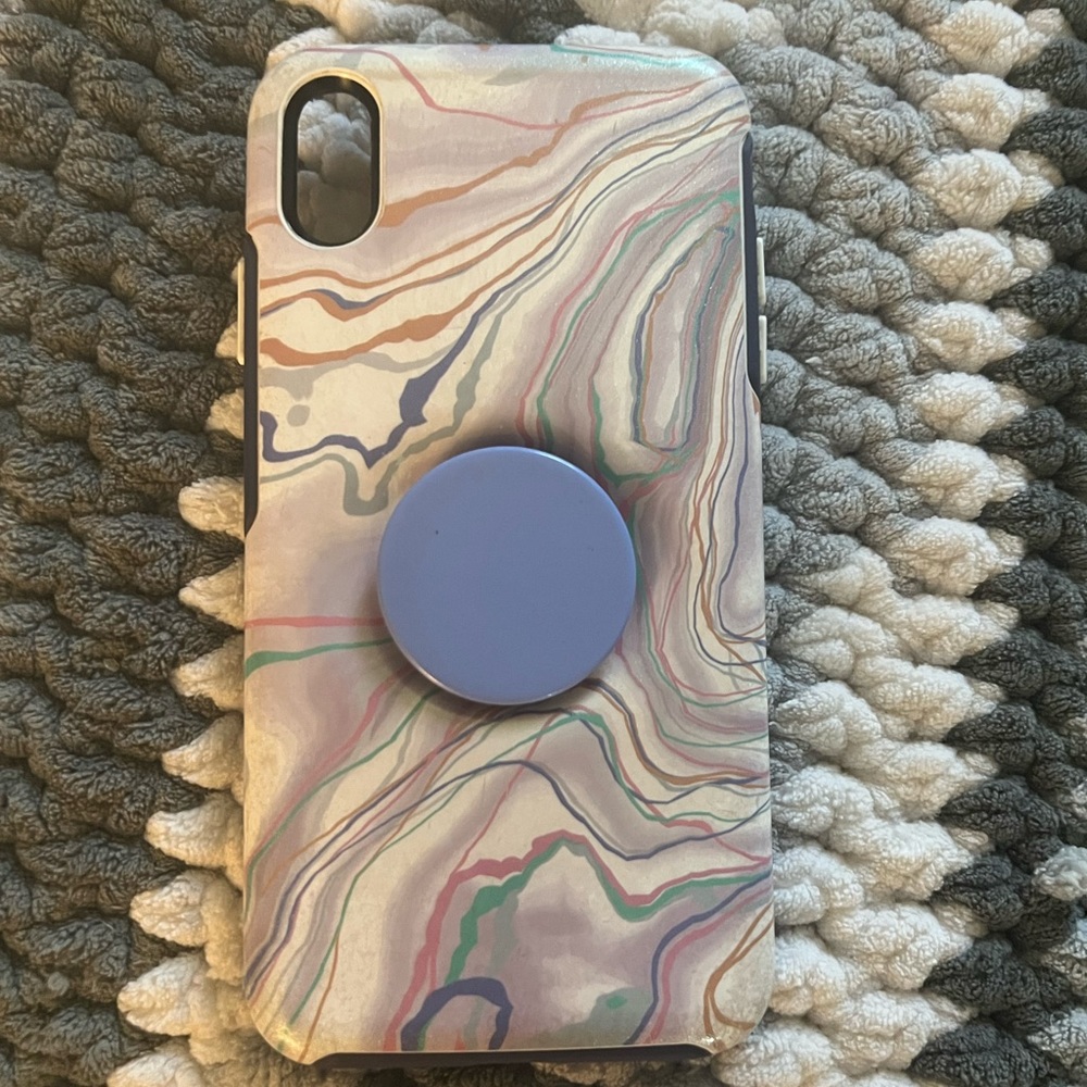 Otterbox with popsocket iPhone X max case